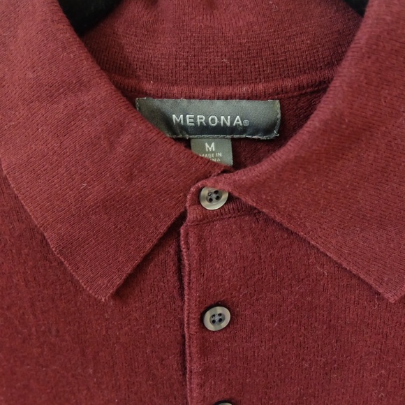 SOLD🚫 Merona Long Sleeves Knit Polo Shirt - Picture 4 of 4